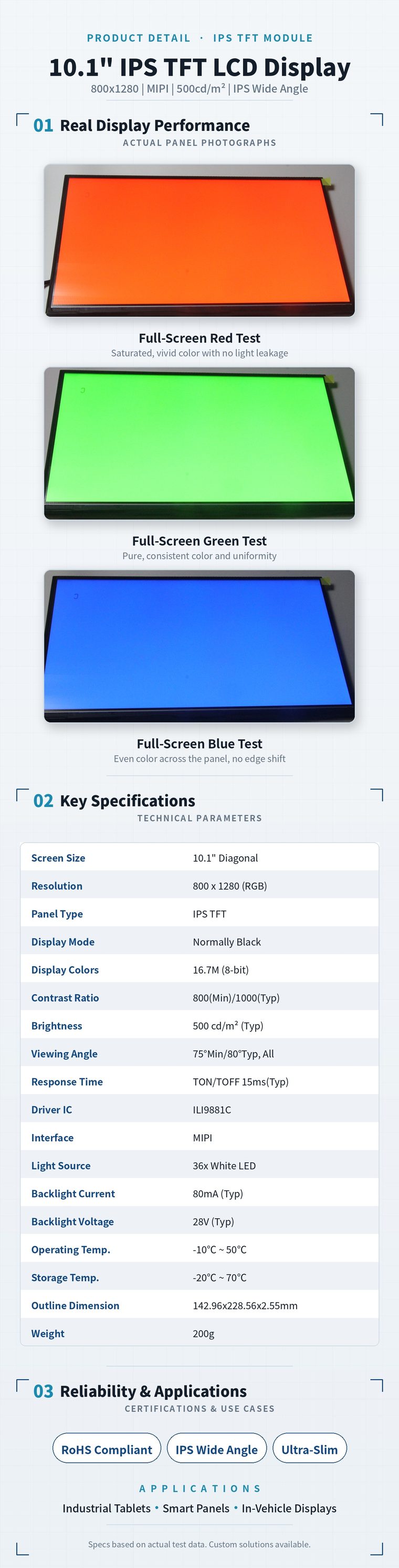 YC101IM40CT-A36X full spec sheet